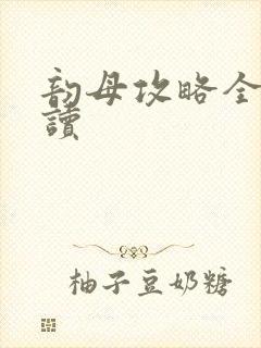 韵母攻略全文阅读