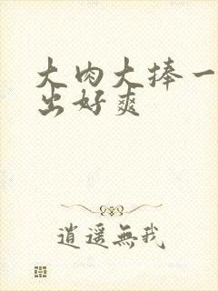 大肉大捧一进一出好爽