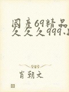 国产69精品久久久久999小说