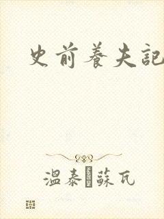 史前养夫记封面