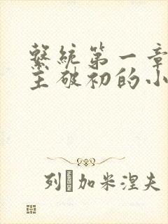 系统第一章给宿主破初的小说