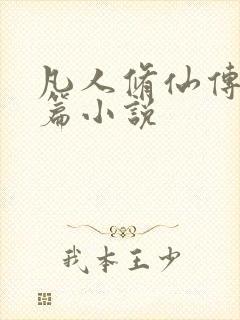 凡人修仙传人界篇小说