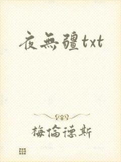 夜无疆txt封面