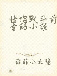 情侣战斗前适合看的小说