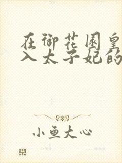在御花园皇上进入太子妃的小说