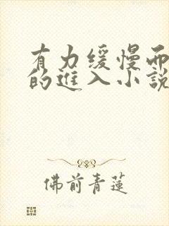 有力缓慢而坚定的进入小说