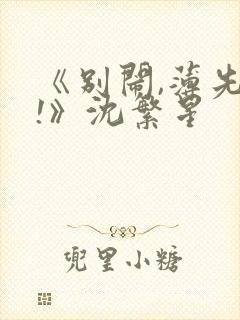 《别闹,薄先生!》沈繁星