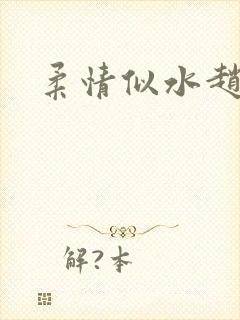 柔情似水赵雅儿