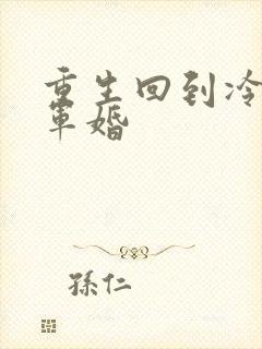 重生回到冷战前军婚封面