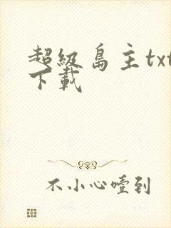 超级岛主txt下载