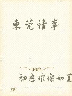 东莞情事