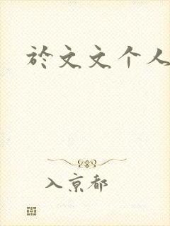 于文文个人简历