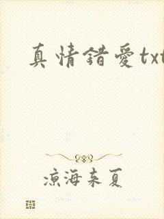 真情错爱txt