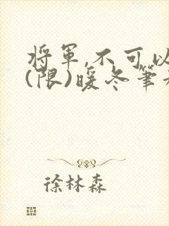 将军,不可以!(限)暖冬笔趣阁免费阅读