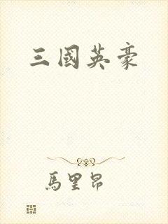 三国英豪封面