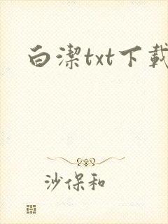 白洁txt下载