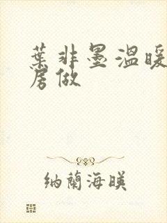 叶非墨温暖在厨房做