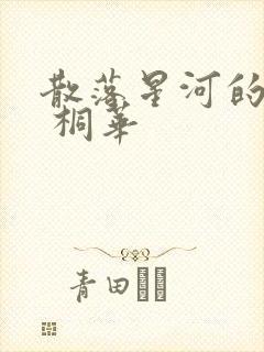 散落星河的记忆 桐华