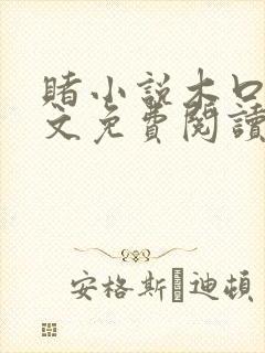 赌小说木口银全文免费阅读笔趣阁