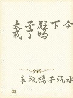 太子殿下今天破戒了吗