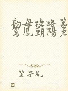 韵母攻略第二部鸾凤朝阳免费阅读