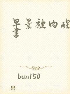 早晨被肉醒h秘书封面