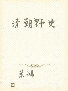 清朝野史