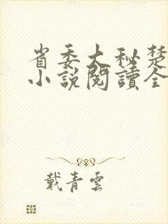 省委大秘楚东恒小说阅读全文