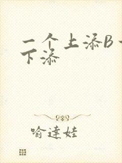 一个上添B一个下添