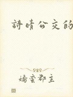 诗晴公交的小说