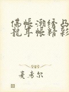 佛帐潮绣凸浮双龙耳帐精彩片段封面