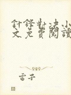 针锋对决小说全文免费阅读完整版