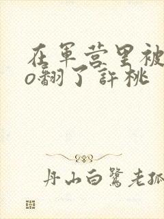 在军营里被cao翻了许桃