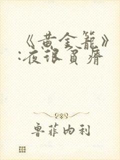 《黄金笼》作者:夜很贫瘠