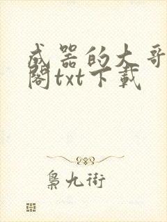 成器的大哥笔趣阁txt下载封面