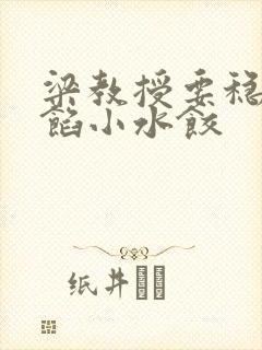 梁教授要稳住肉馅小水饺