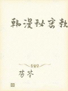 韩漫秘密教学