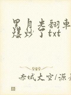 黑月光翻车后被爆炒了txt
