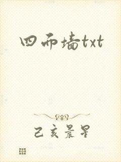 四面墙txt