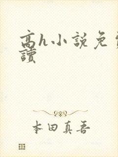 高h小说免费阅读