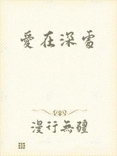 爱在深处封面