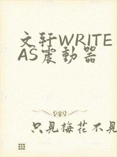 文轩WRITEAS震动器