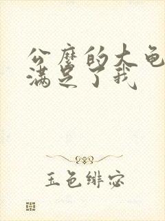 公么的大龟强大满足了我