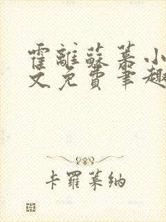 霍离苏莱小说全文免费笔趣阁