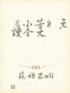 《小芳》免费阅读全文