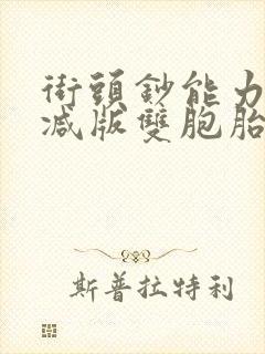 街头钞能力无删减版双胞胎