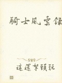 骑士风云录