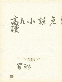 高h小说免费阅读