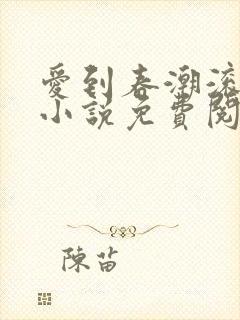 爱到春潮滚滚来小说免费阅读