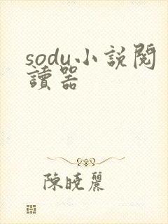 sodu小说阅读器
